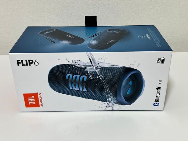 【新品未開封】JBL Flip6 ポータブルBluetoothスピーカー ブルー