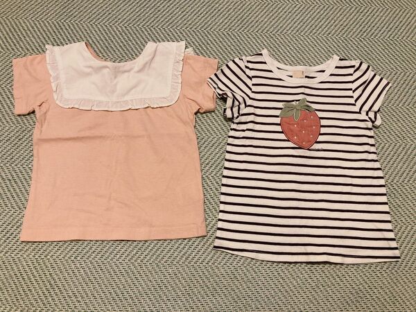 プティマイン リセマイン 半袖 Tシャツ 100cm 2枚セット