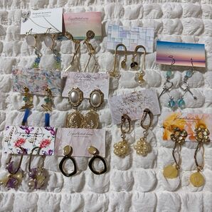 ハンドメイドピアス まとめ売り 10点セット