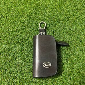 ダイハツ DAIHATSU スマートキーケース 贅沢 キーバッグ 本革 ブラック