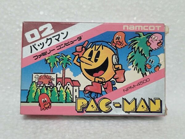 パックマン ファミリーコンピュータ カセット 箱付き レトロゲーム NAMCOT