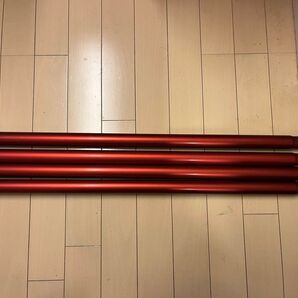 1回使用 スノーピーク ウイングポール レッド 280cm TP-001RD ②