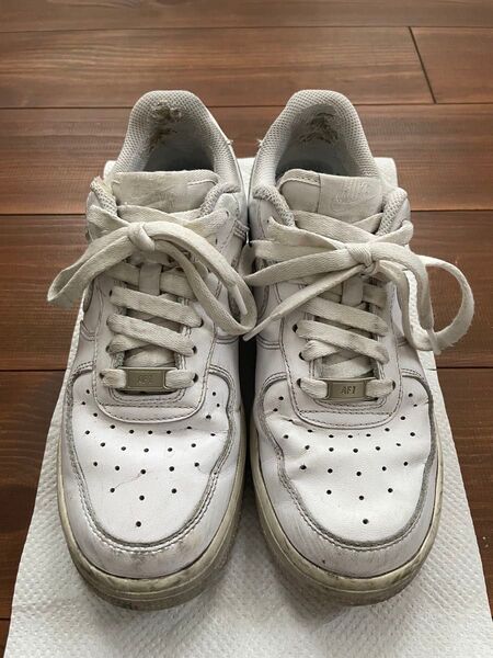 NIKE エアフォース1 ホワイト24.5