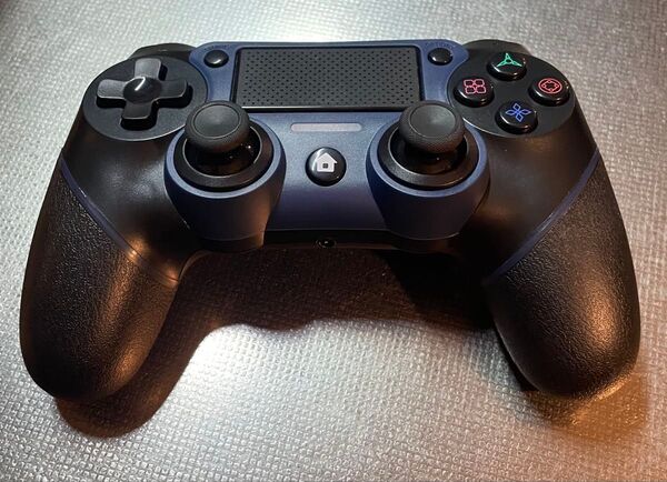 PS4 PC タブレット コントローラー 背面ボタン付きワイヤレスコントローラー 1000mAh大容 Bluetooth接続