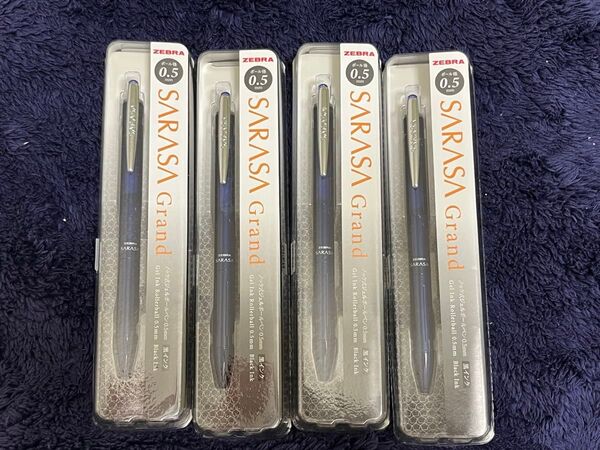 ZEBRA SARASA Grand ジェルボールペン 0.5mm 4本セット サラサグランド 未使用