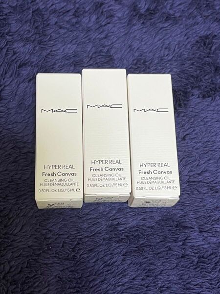 MAC ハイパーリアル フレッシュ キャンバス クレンジング オイル 15mL 3個セット 未使用