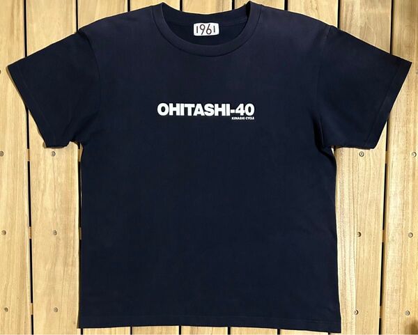 木梨サイクル OHITASHI-40 Tシャツ Mサイズ ネイビー とりあえずおひたし40