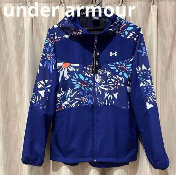 新品未使用タグ付き under armour ウインドブレーカージャケット フルジップ パーカー アンダーアーマー