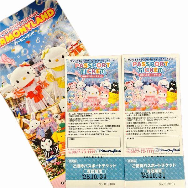 ハーモニーランド パスポートチケット 2枚セット