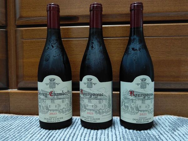 3本セット★クロード デュガ ジュヴレ シャンベルタン 750ml &クロード デュガ ブルゴーニュ ルージュ 750ml