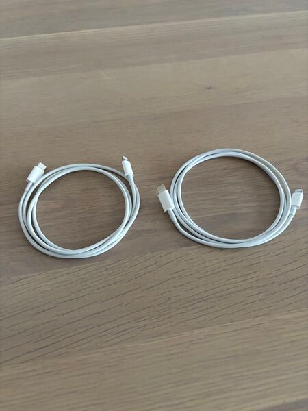 【Apple純正品】Type-C ライトニングケーブル 2本