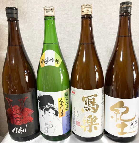 飲み比べ 日本酒4本セット 赤武 くどき上手 写楽 紀土