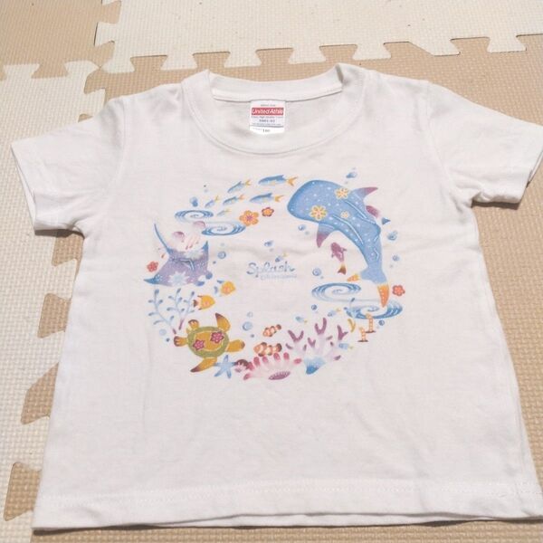 美ら海水族館 スプラッシュ沖縄Tシャツ キッズ サイズ100cm