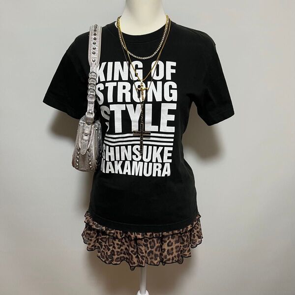 Y2K 平成 ギャル グランジ 英字 サブカル ピチT Tシャツ ロゴ