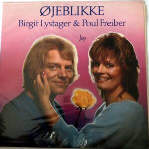  オリジナル盤 BIRGIT LYSTAGER & POUL FREIBER / OJEBLIKKE LP