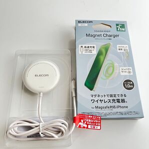 エレコム マグネットワイヤレス充電器 美品