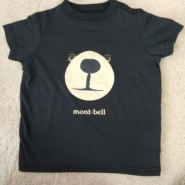 mont-bell モンベル 半袖Tシャツ size:80 ウィックロン モンベルt モンタベア ブラック