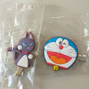ドラえもん カプセル ヘアクリップ 前髪クリップ ひみつ道具 カムカムキャット 猫 ネコ