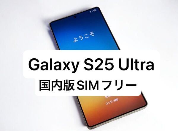 Galaxy S25 Ultra 256GB 国内版SIMフリー SM-S938Q チタニウムピンクゴールド