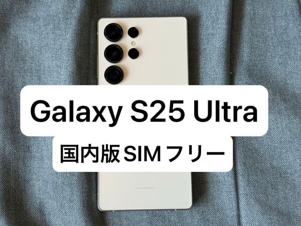 Galaxy S25 Ultra 256GB 国内版SIMフリー SM-S938Q チタニウムピンクゴールド