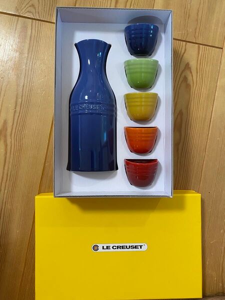 【未使用】ル・クルーゼ お酒セット 酒器 お猪口