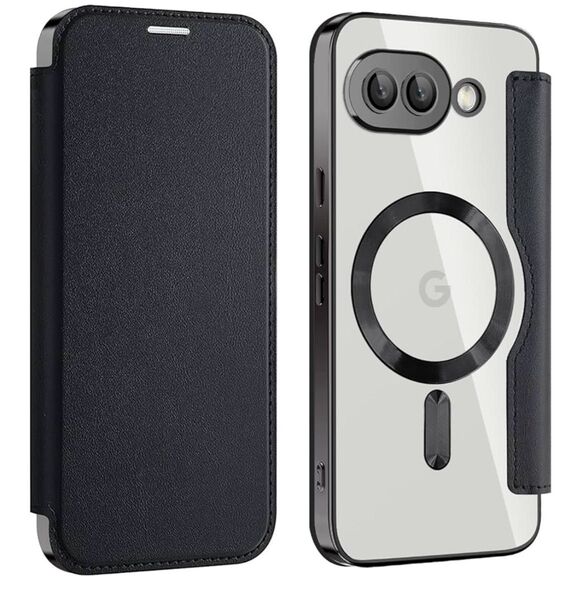 Google Pixel 9A ケース 手帳型 クリア 【MagSafe対応】