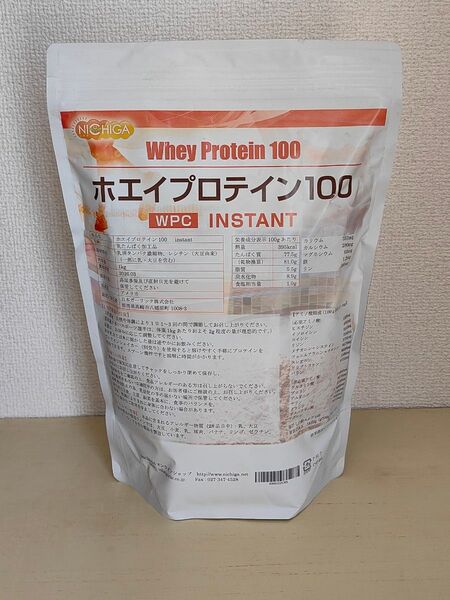 ニチガ NICHIGA ホエイプロテイン100 WPC インスタント 1kg