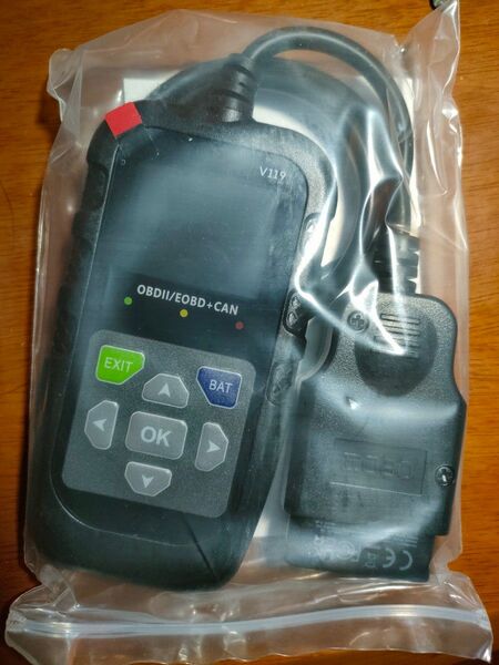 日本語対応 OBD2 故障診断スキャナー コードリーダー 診断機 v119
