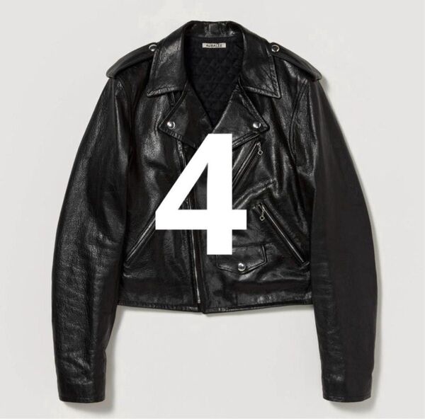 AURALEE 25AW LAMB LEATHER RIDERS JACKET オーラリー ライダースジャケット レザー