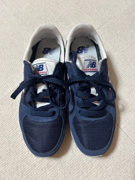 new balance ニューバランス スニーカー ネイビー 24㎝