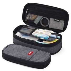 折ペンケース ネット収納袋 筆箱 大容量 おしゃれ