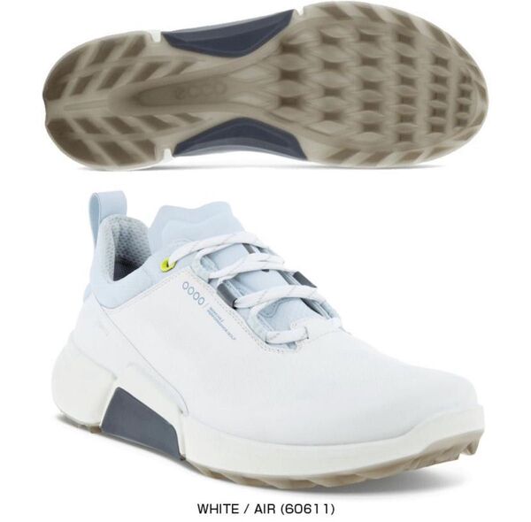 【新品】ecco エコー BIOM H4 レース 防水 スパイクレス ゴルフシューズ 25.5cm相当 値下不可※24ボーナス対応