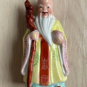 中国美術 景徳鎮 人物置物 陶器人形