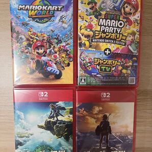 Nintendo Switch2 マリオカートワールド ゼルダの伝説 スーパー マリオパーティ+ジャンボリーTV