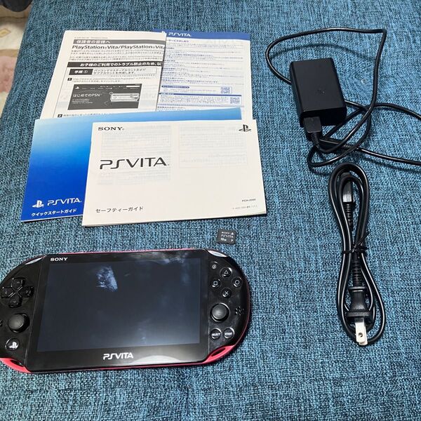 PSVita PCH-2000 ピンク×ブラック ジャンク品