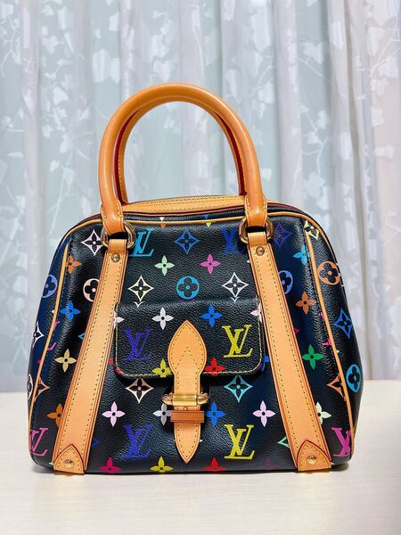 ルイヴィトン マルチカラー プリシラ ハンドバッグ モノグラム LOUIS VUITTON
