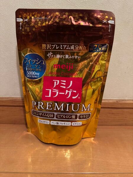 47明治 アミノコラーゲン プレミアム 約28日分を1袋パウチタイプ 健康で美しい毎日 ヒアルロン酸美肌 激安 値下げ お試し価格