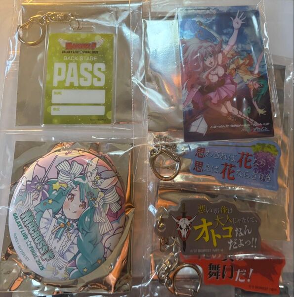 マクロスギャラクシーライブ ラッキードロー ランカ缶バッジセット