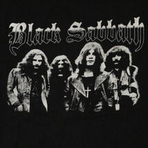 Black Sabbath Tシャツ ブラック XL メンバー フォト ロゴ ブラックサバス バンド ロック メタル OZZY OSBOURNE METALLICA SLAYER MEGADETH_画像3