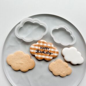 【クッキー型】 くも 2個セット 雲 アイシング アイシングクッキー