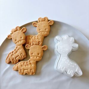 【クッキー型】 キリン きりん 動物 アイシング アイシングクッキー