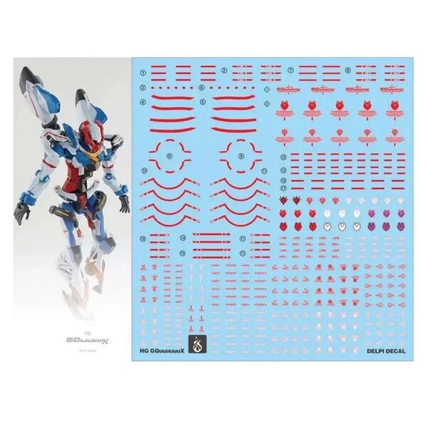 HG 1/144 GQuuuuuuX用水転写式デカール