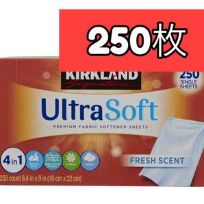 【大容量】柔軟剤シート ウルトラソフト 250枚 コストコ カークランド
