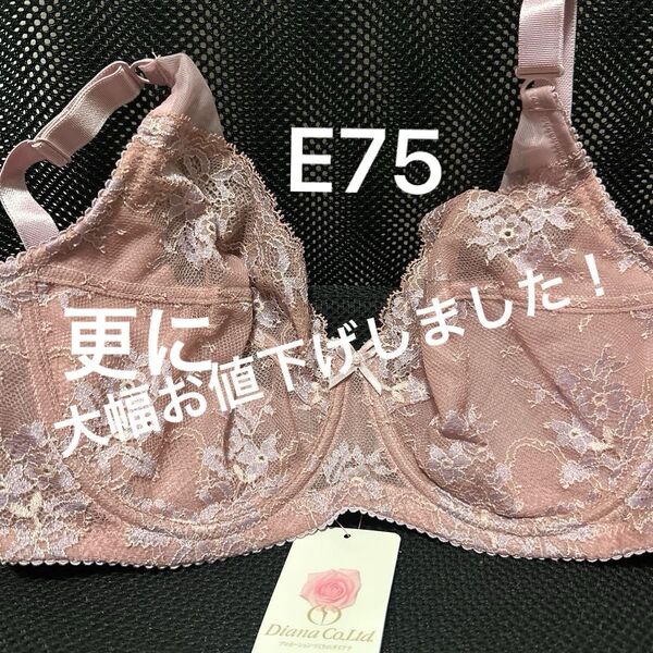 新品タグ付き 補正下着 ダイアナ ブラジャーE75 ボディスーツ ダイアジェンヌ ガードル ショーツ コルセット リセ