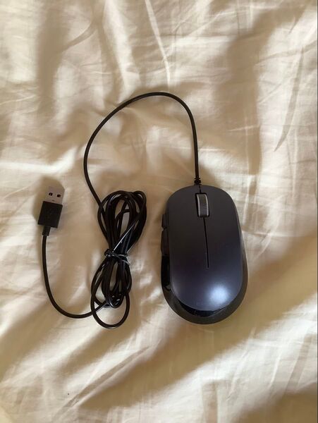 「エレコム BlueLEDマウス EPRIM 有線 5ボタン ブラック M-Y9UBBK(1個)」
