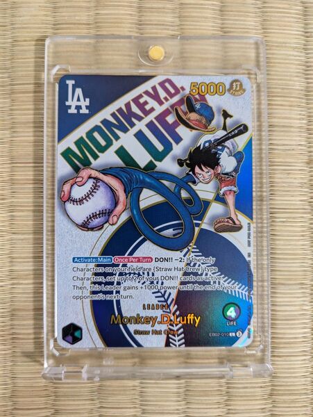 ワンピースカード ドジャース ルフィ EB02-010 海外限定 大谷翔平