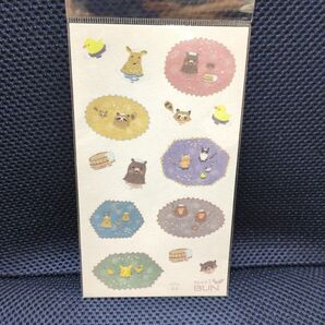 meri BUN ご当地シール 大分 温泉 動物 シール