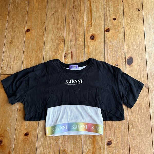 S.JENNIトップス 女の子 Tシャツ ショート丈 150cm