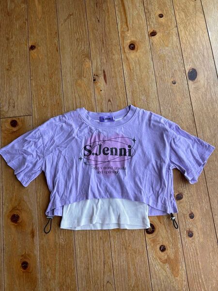 S.JENNIトップス 女の子 Tシャツ ショート丈 150cm