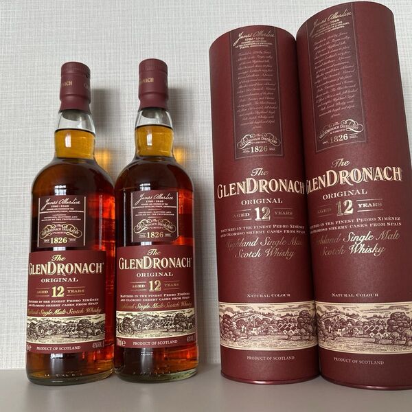 GlenDronach 12年 オリジナル 2本セット グレンドロナック ウイスキー スコッチ GLENDRONACH